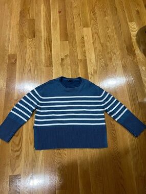 Gap roll neck striped sweater